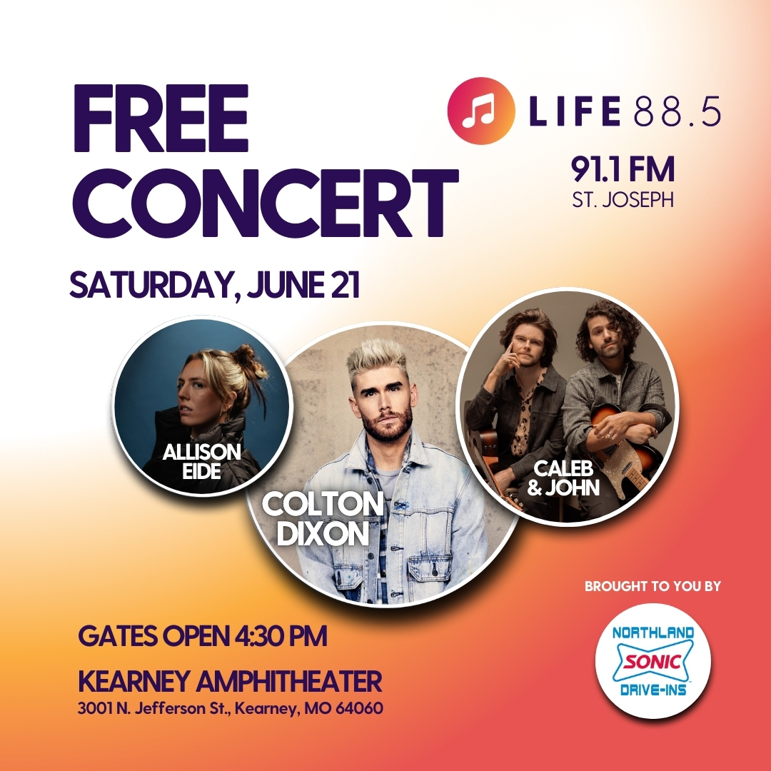 Image of Life 88.5 free concert promo