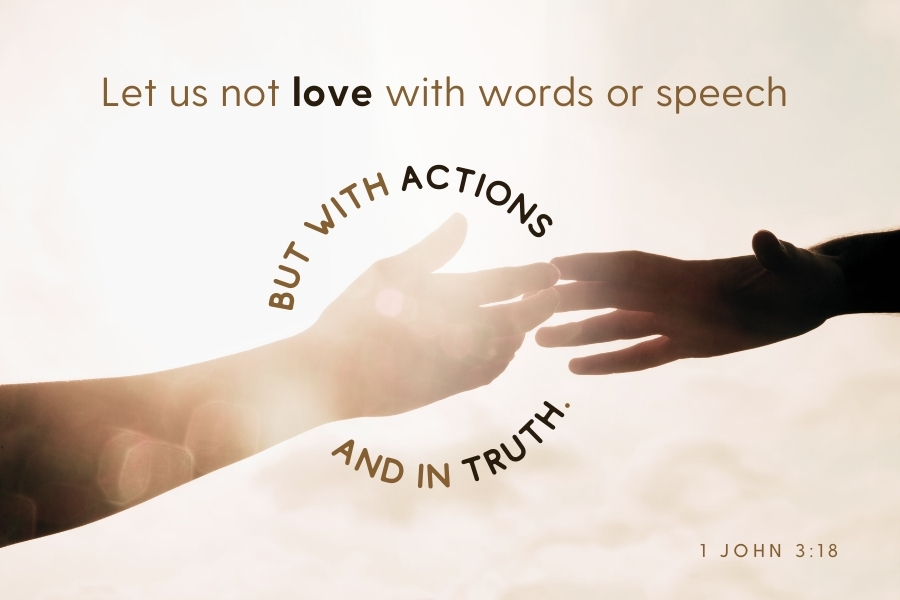 1 John 3:18